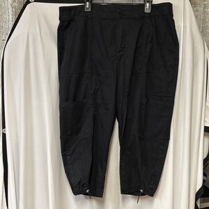 Lane Bryant Black Cargo Pants